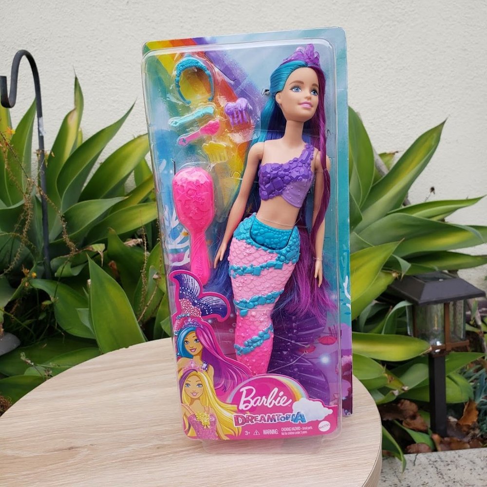 NEW Barbie Dreamtopia Mermaid Doll purple hair Birthday gift stocking stuffer - Picture 9 of 14